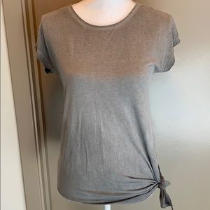 Dantelle Dyed Side-Tie Tee